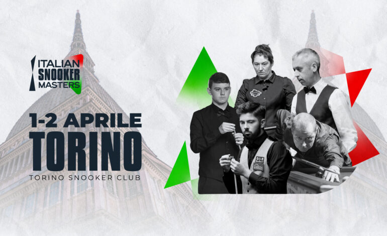  Italian Snooker Masters: ci siamo quasi!